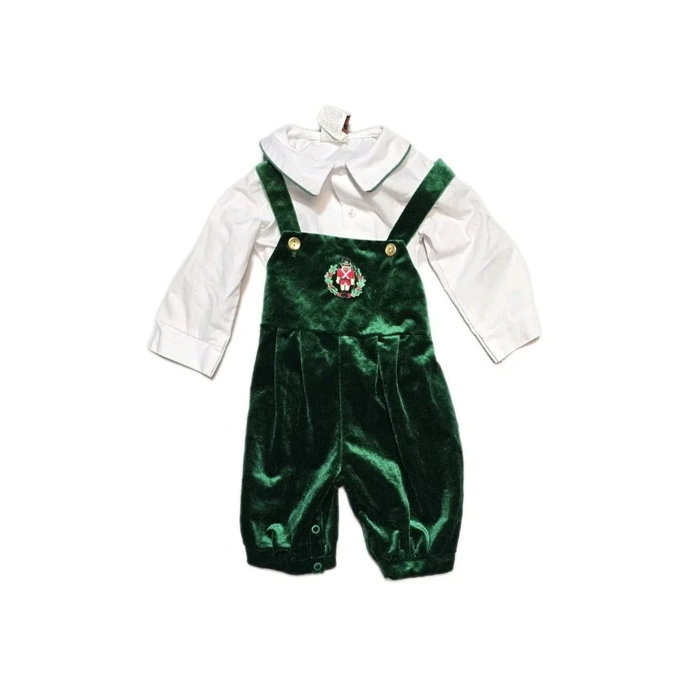 Vintage‎ Boys  Good Lad Of Philadelphia Boys Shirt Pants 18 Months Green White